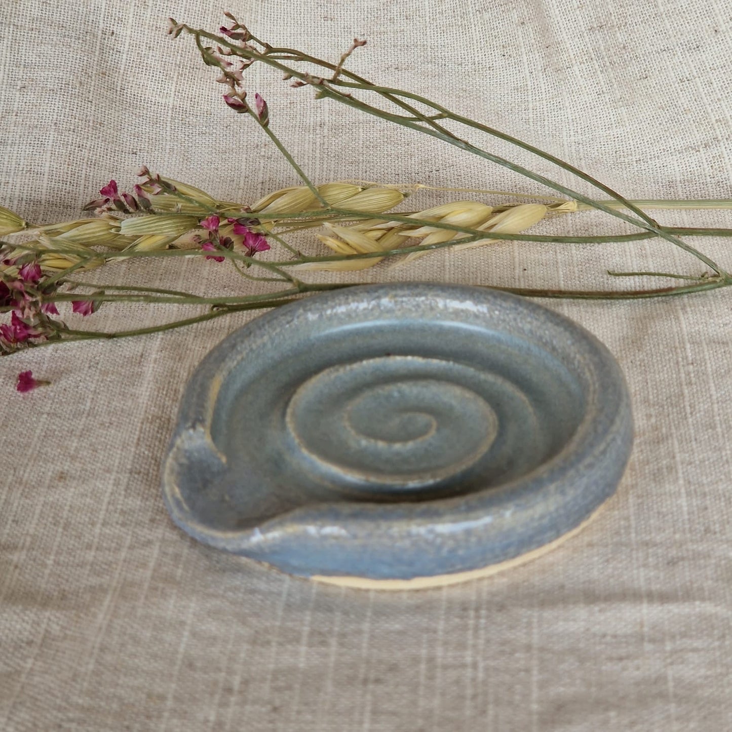 Sky blue mini spoon rest