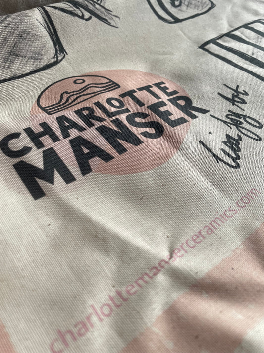 ‘The Pottery Process’ Teatowel