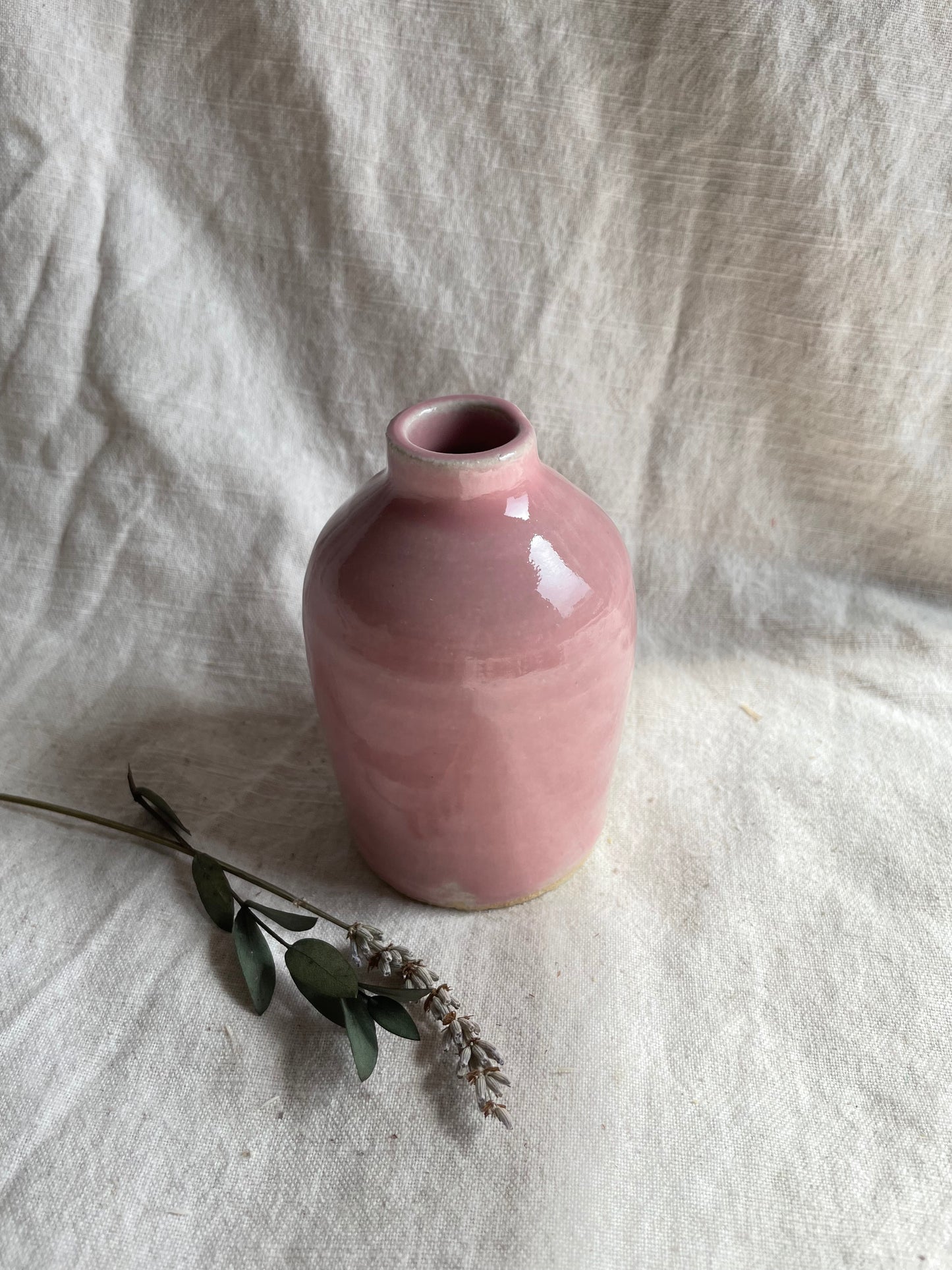 Candy Floss Pink Bud Vase/ Reed Diffuser Bottle