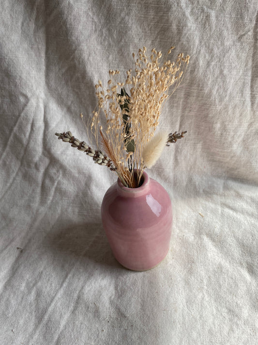 Candy Floss Pink Bud Vase/ Reed Diffuser Bottle
