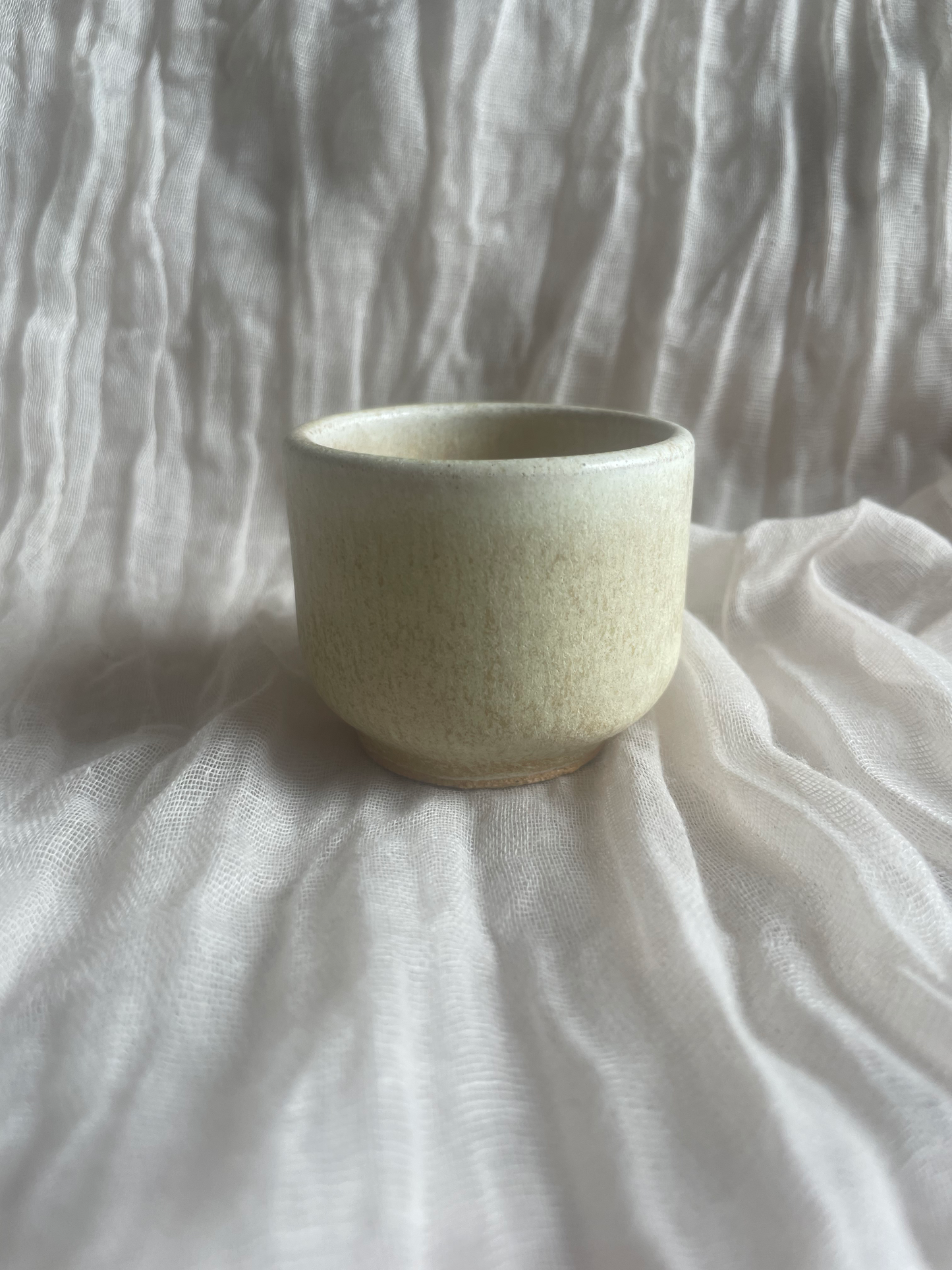 Cream Footed Espresso Cup