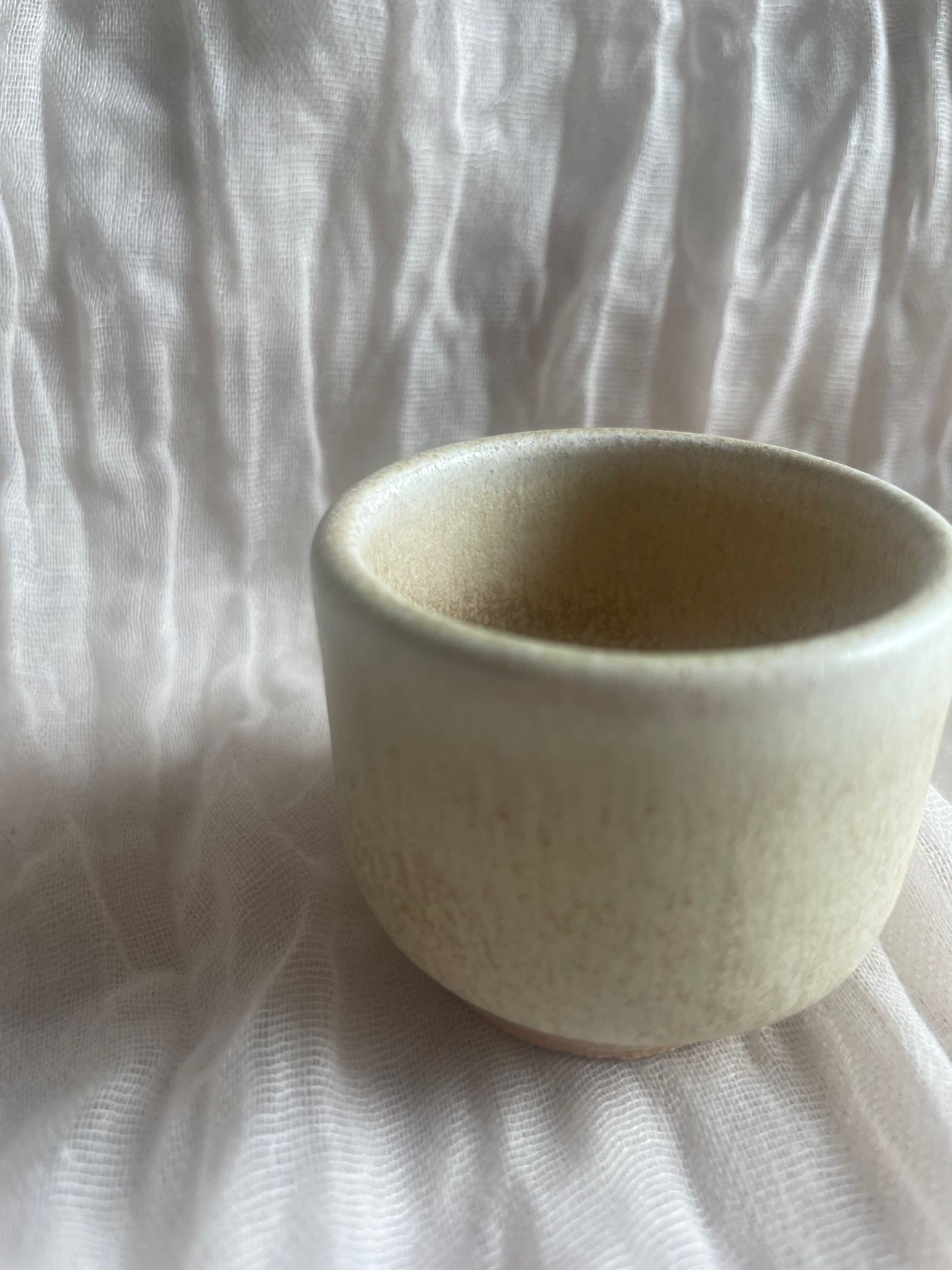 Cream Footed Espresso Cup