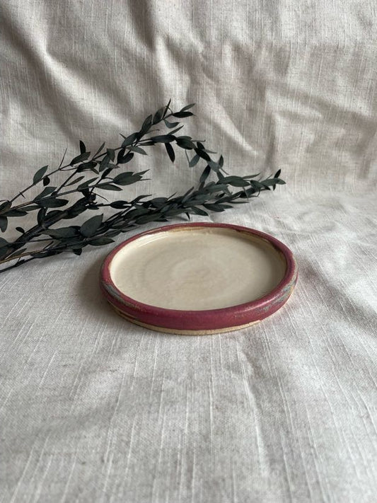 Dark Pink Cake Plate