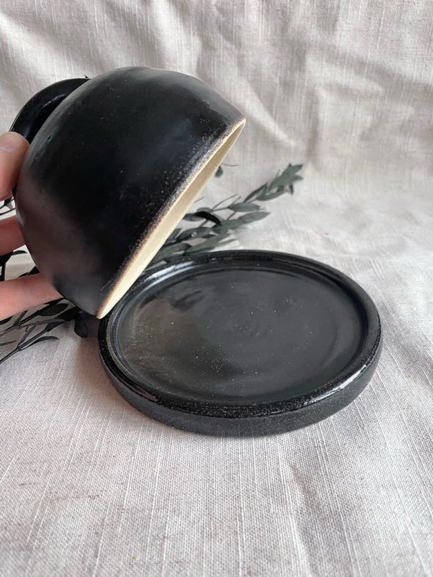 Black Butter Dish