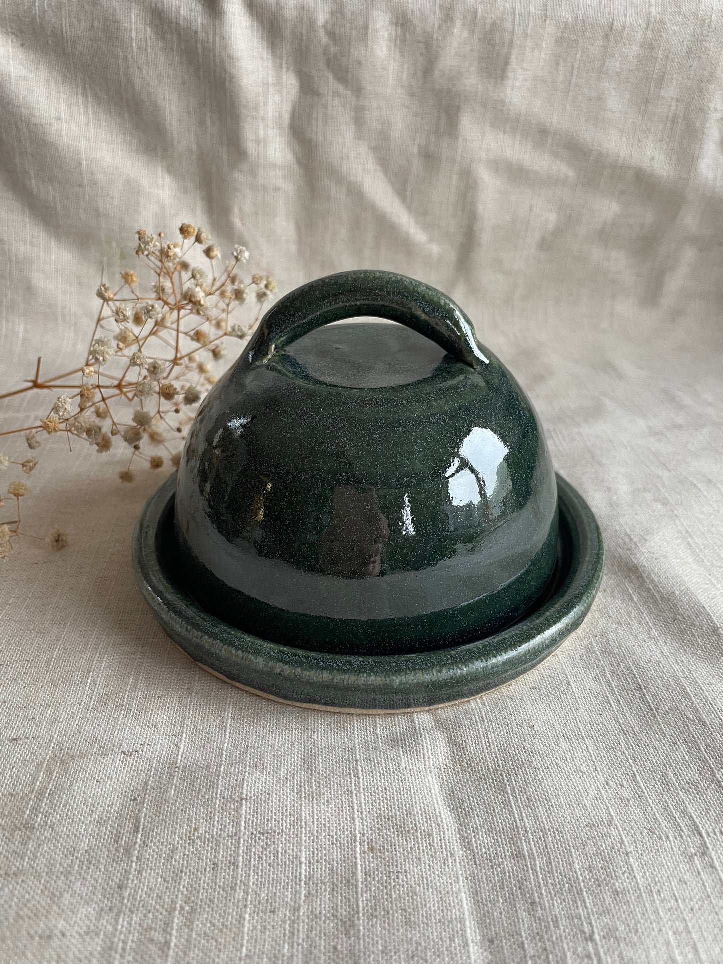 Green Butter Dish