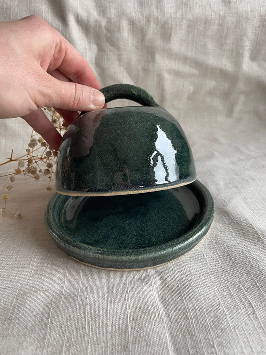 Green Butter Dish