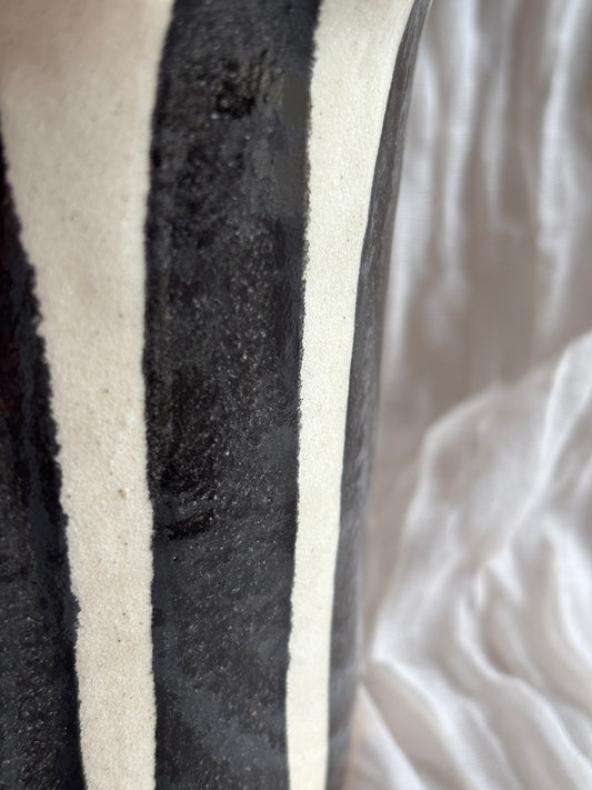 Stripe Scalloped Planter