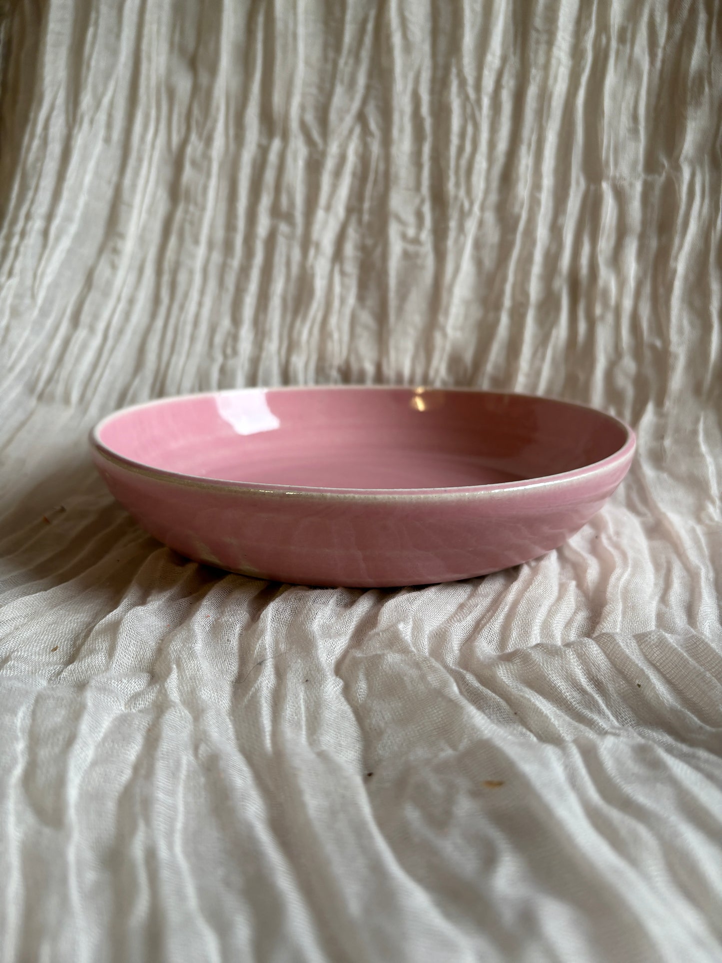 Candy Floss Pink Large Pasta Bowl