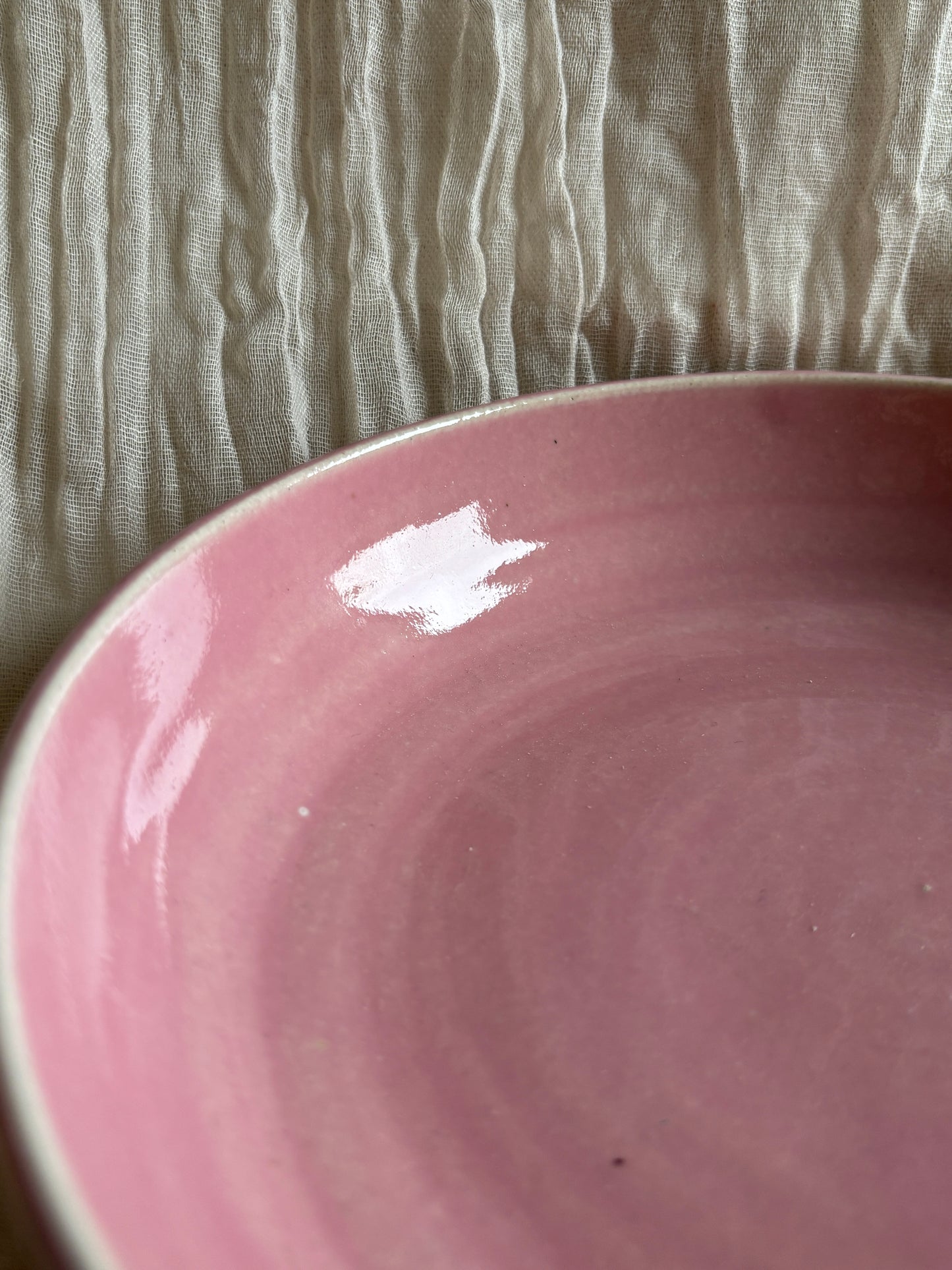 Candy Floss Pink Large Pasta Bowl