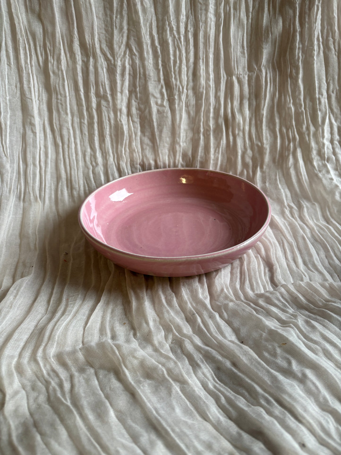Candy Floss Pink Large Pasta Bowl