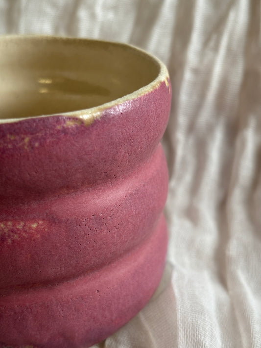 Dark Pink Bubble Tumbler