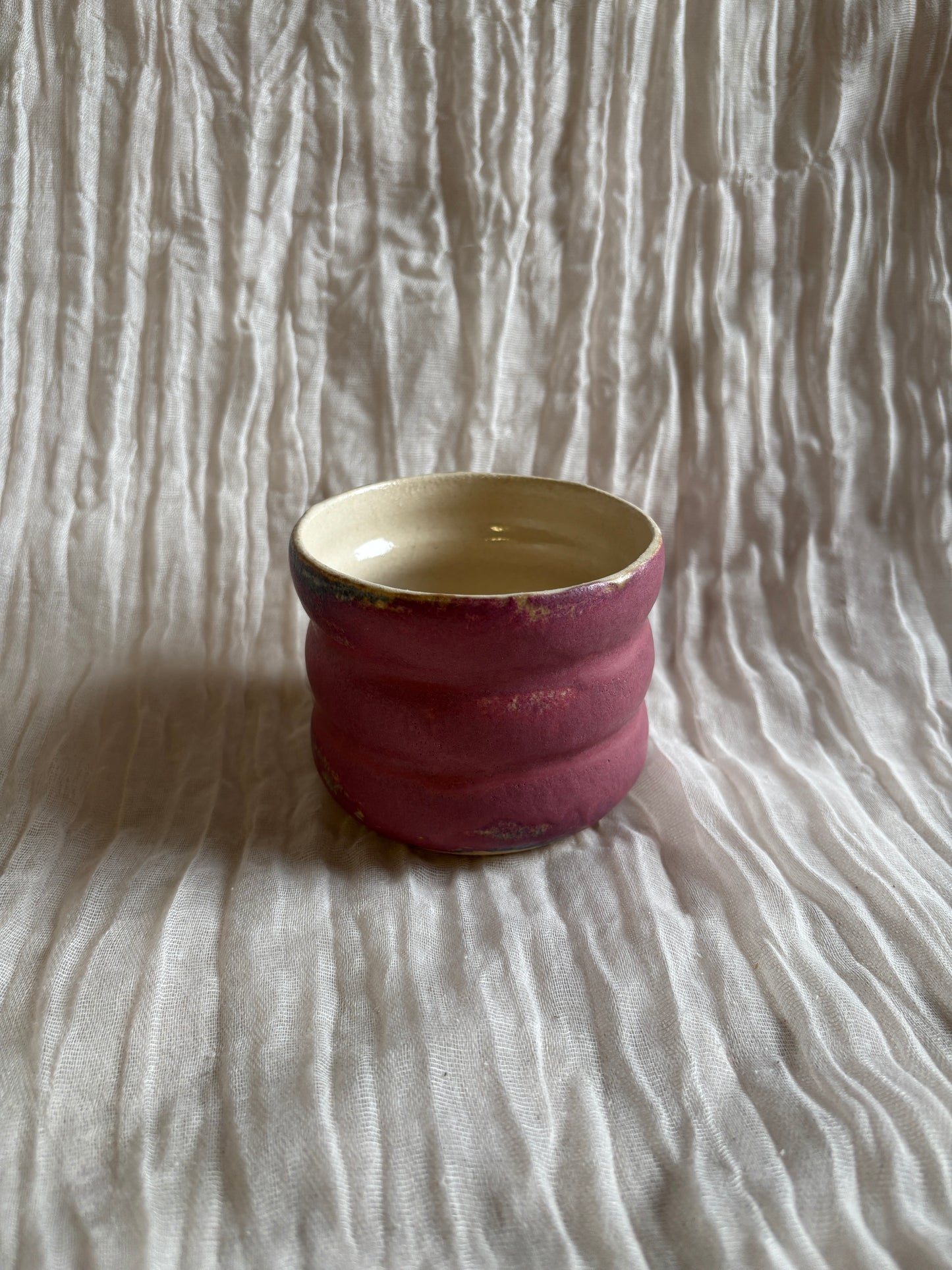 Dark Pink Bubble Tumbler