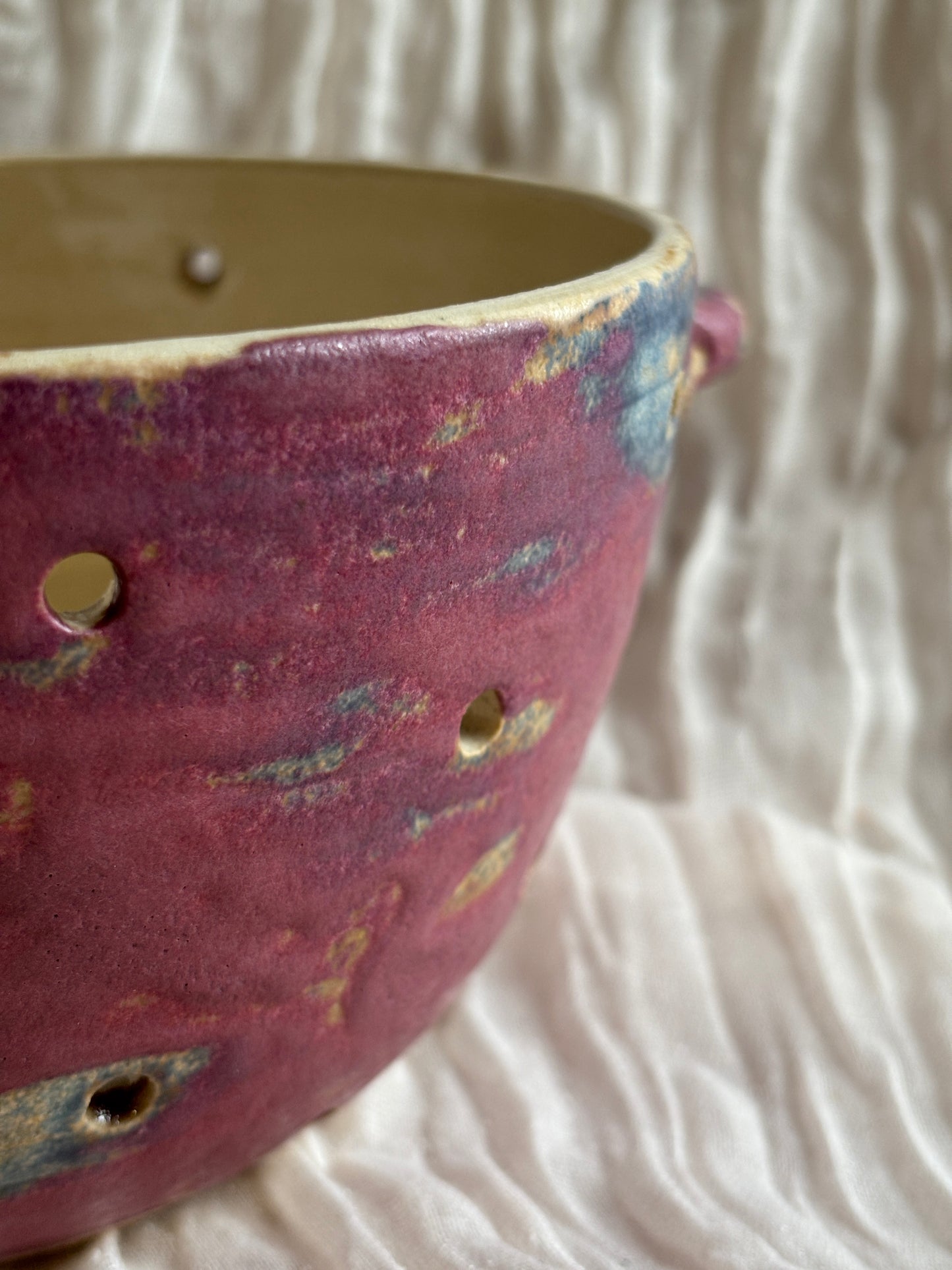 Dark Pink Berry Bowl