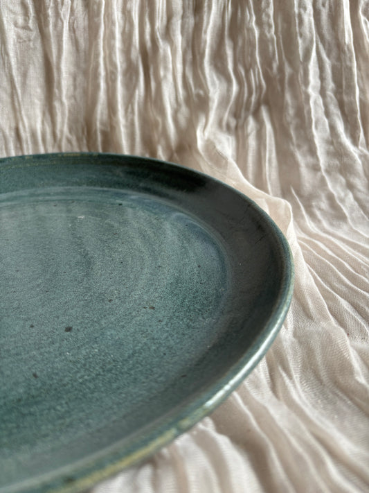 Green Coupe Dinner Plate