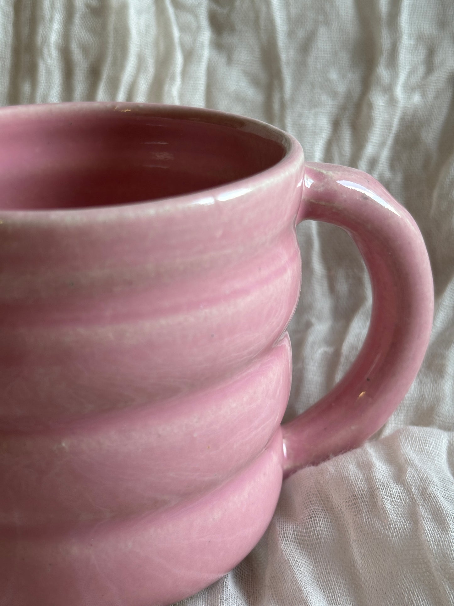 Candy Floss Pink Bubble Mug