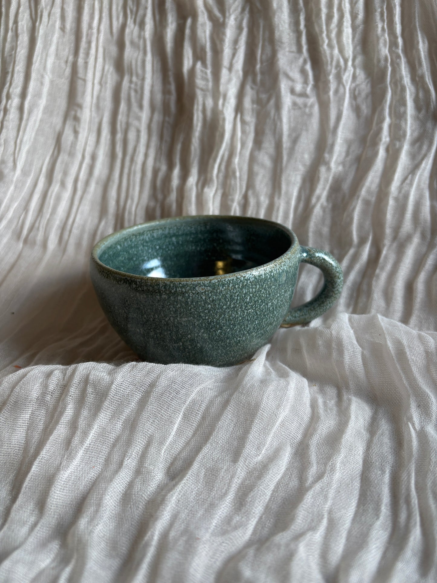 Green Cappuccino Mug