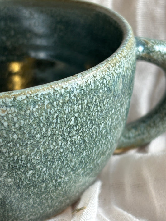Green Cappuccino Mug