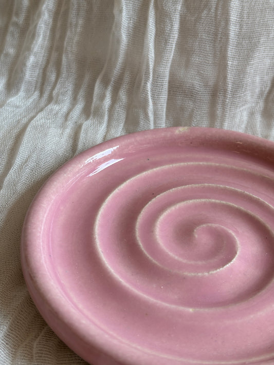 Candy Floss Pink Soap Dish