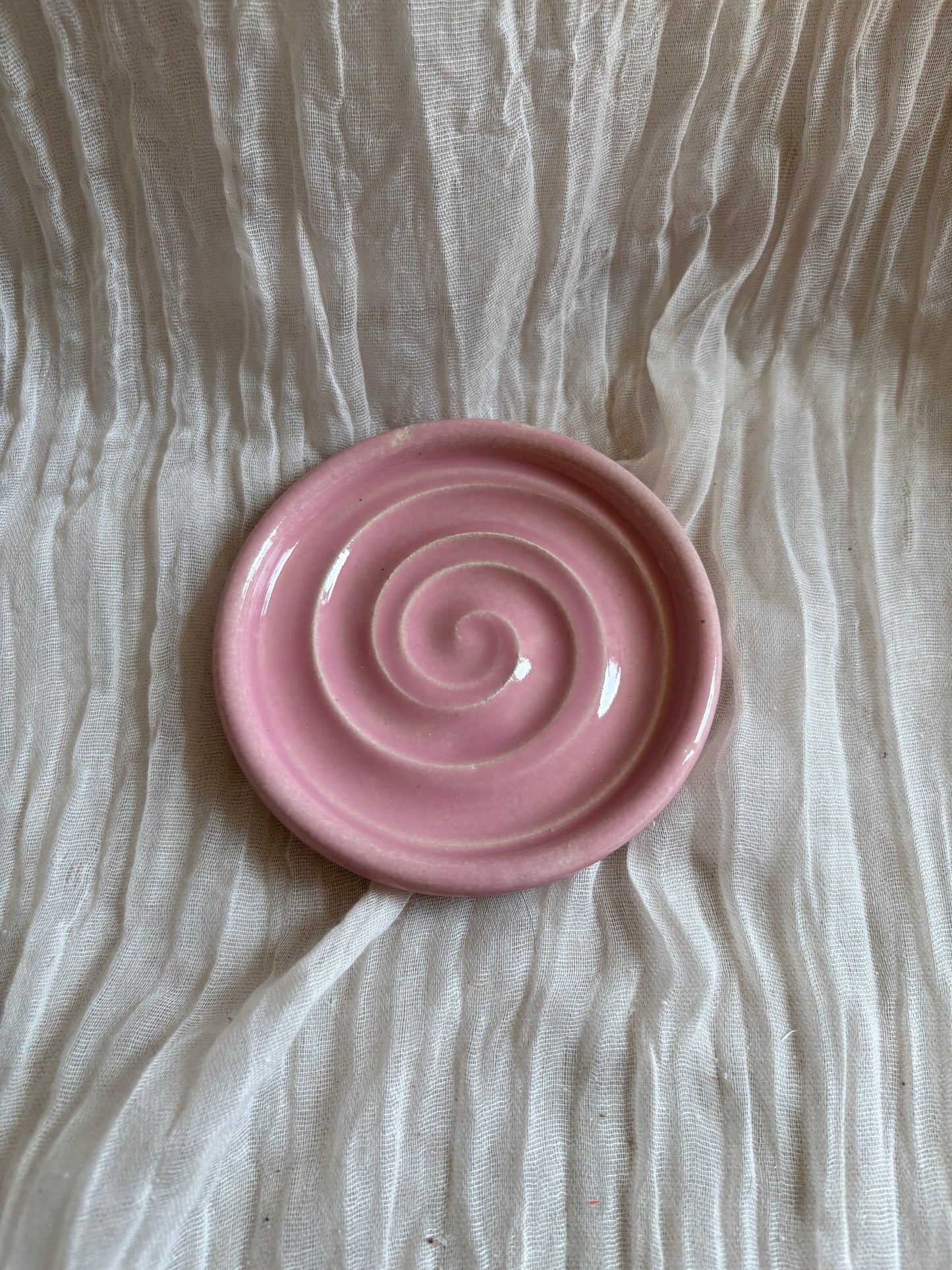 Candy Floss Pink Soap Dish