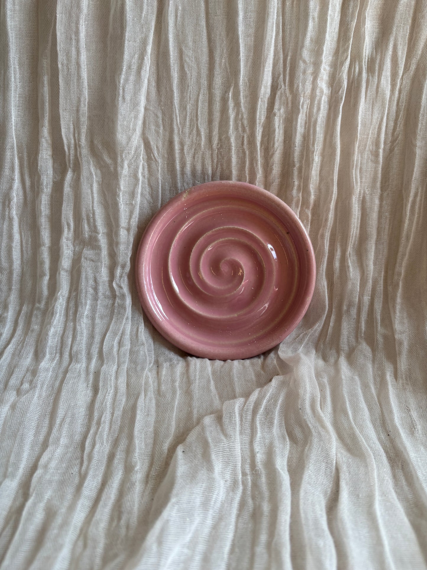 Candy Floss Pink Soap Dish