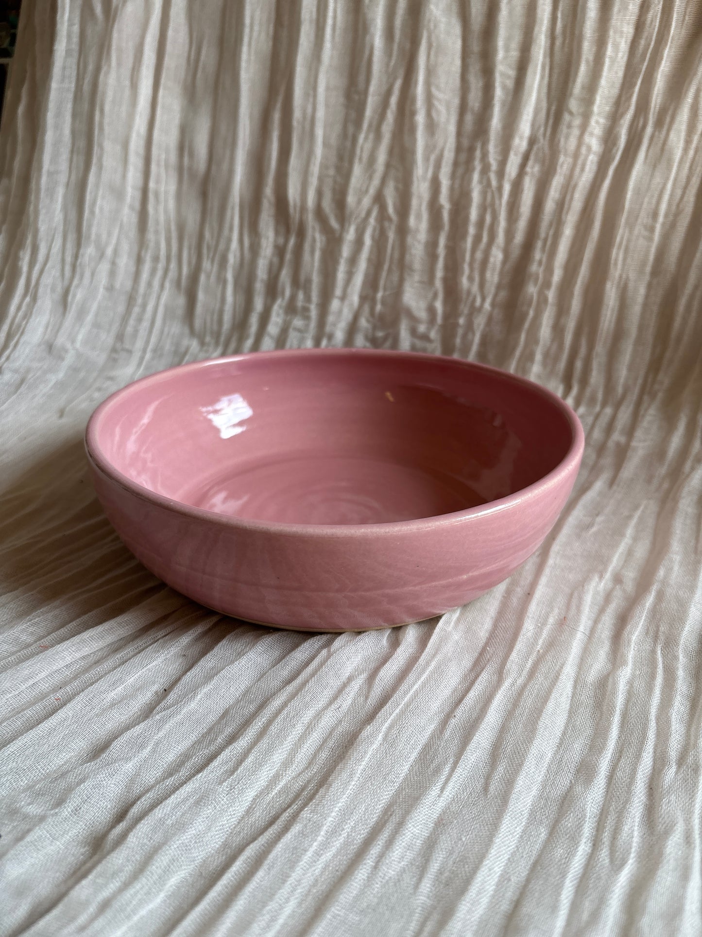 Candy Floss Pink Pasta Bowl