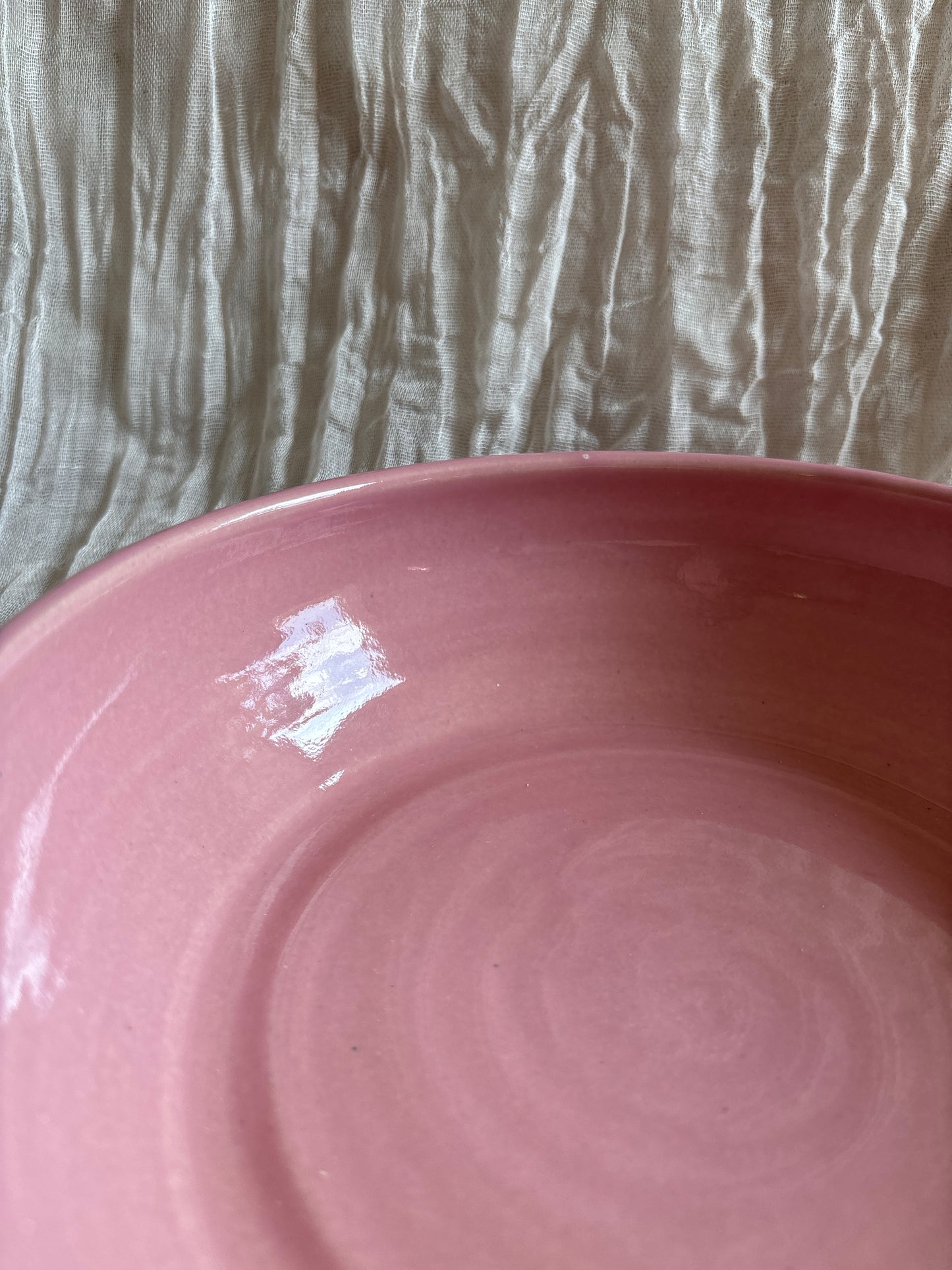 Candy Floss Pink Pasta Bowl