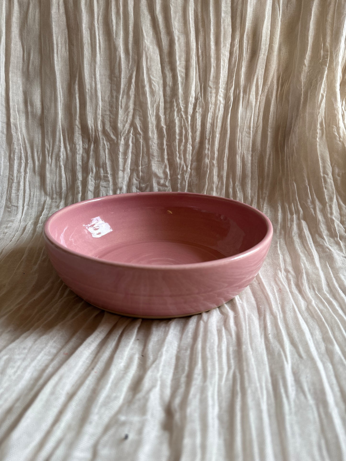 Candy Floss Pink Pasta Bowl
