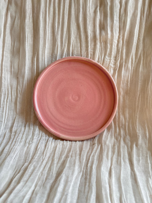 Candy Floss Pink Ceramic Plate