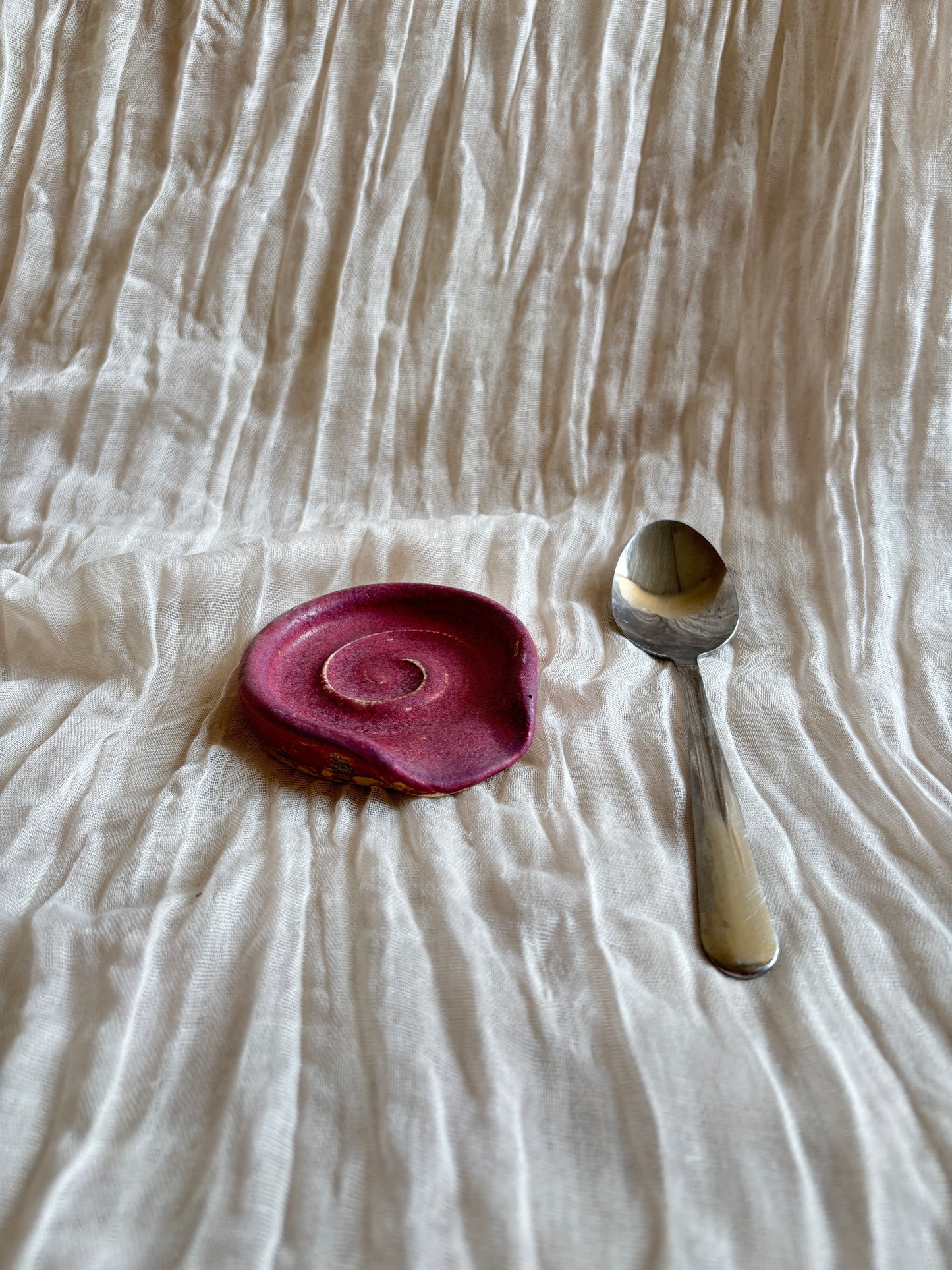 Dark Pink Mini Spoon Rest