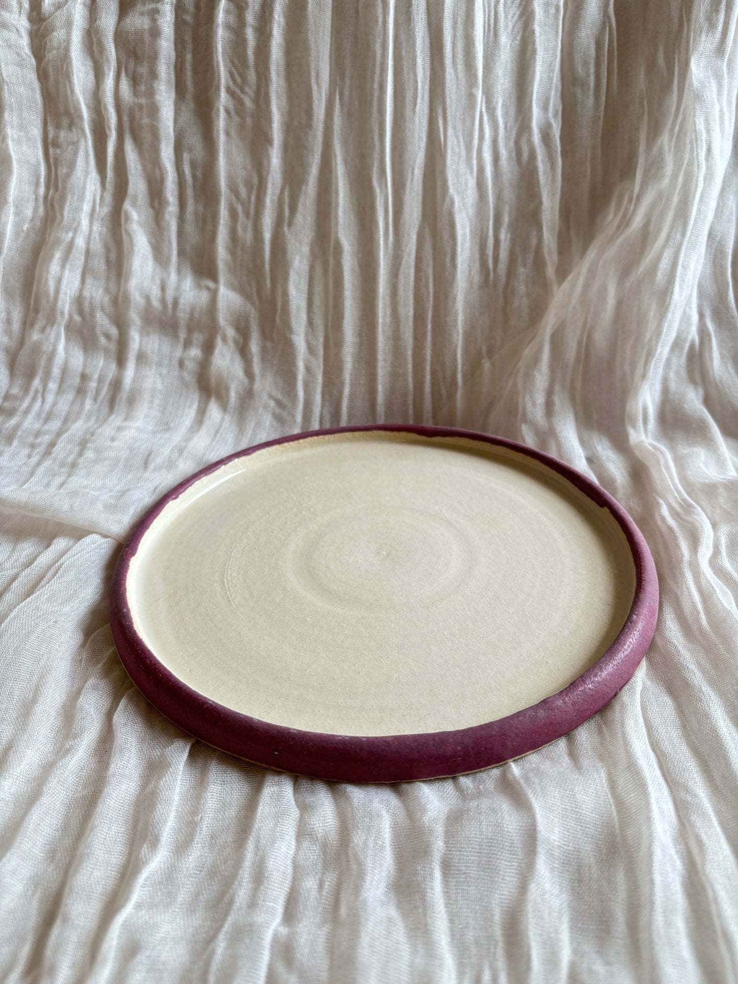 Dark Pink Plate