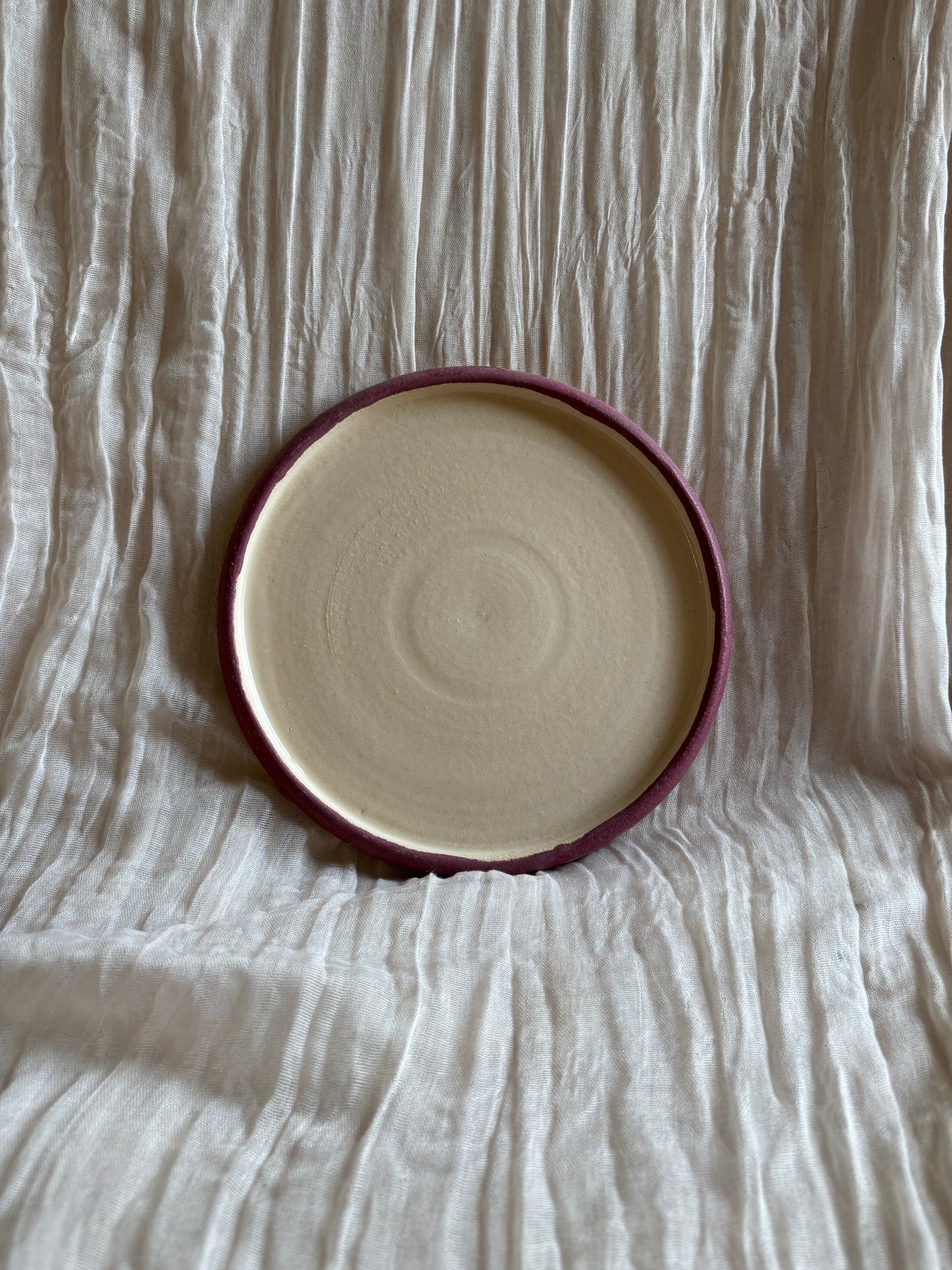 Dark Pink Plate