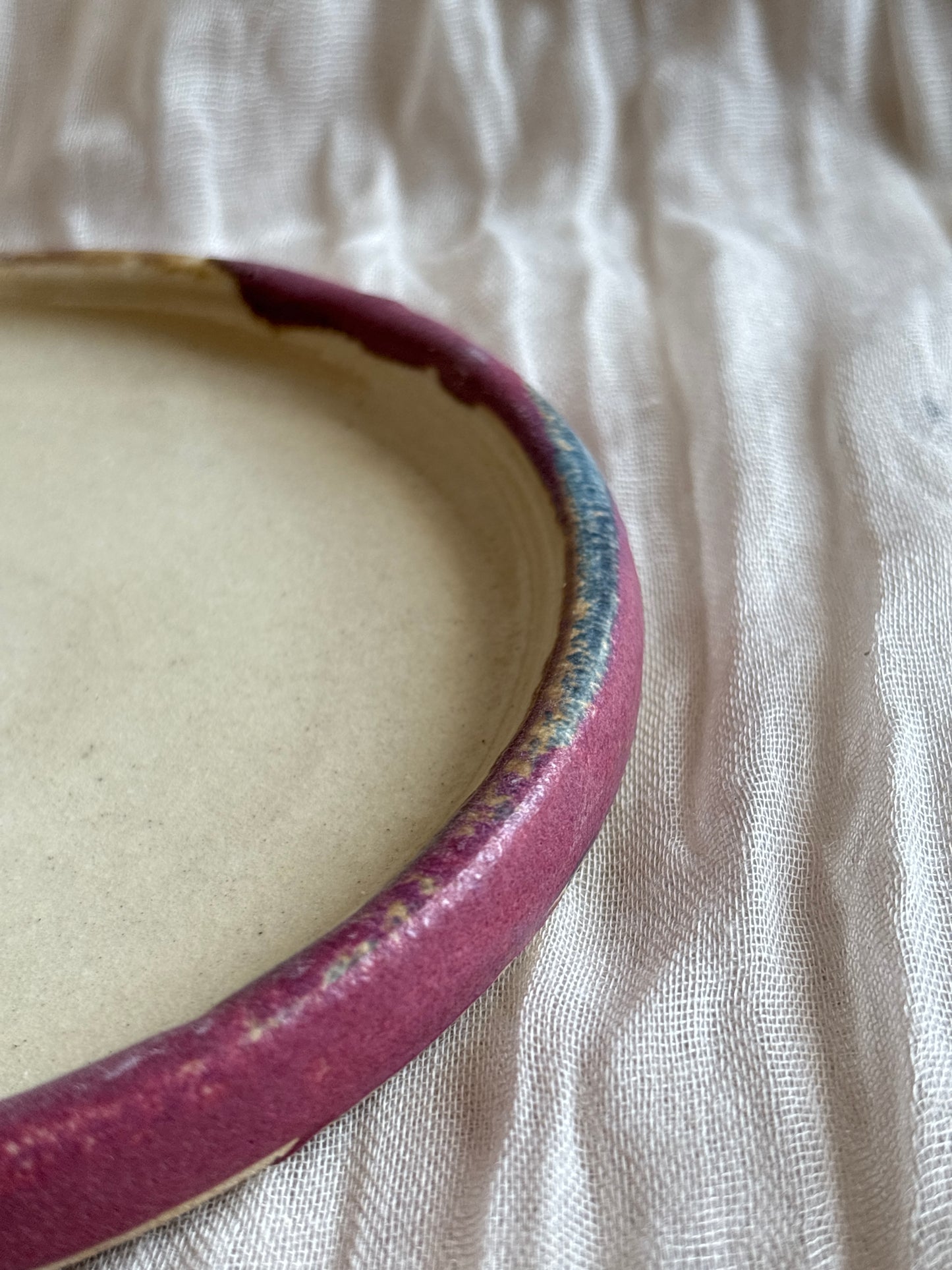 Dark Pink Plate