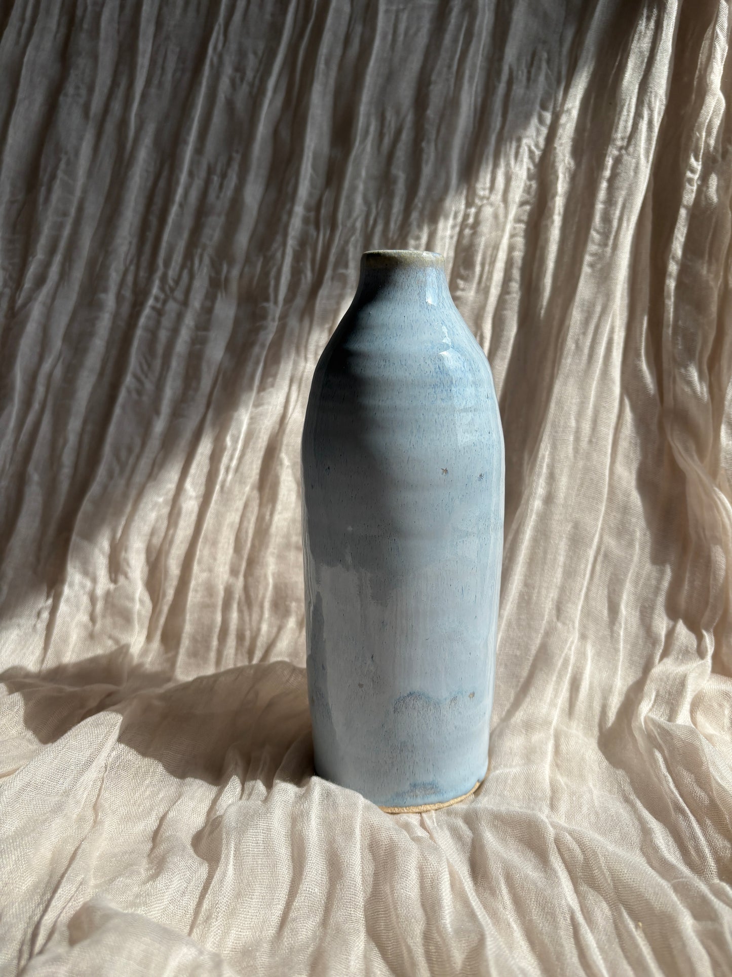 Sky Blue Oil Bottle