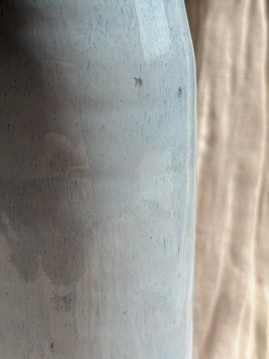 Sky Blue Oil Bottle