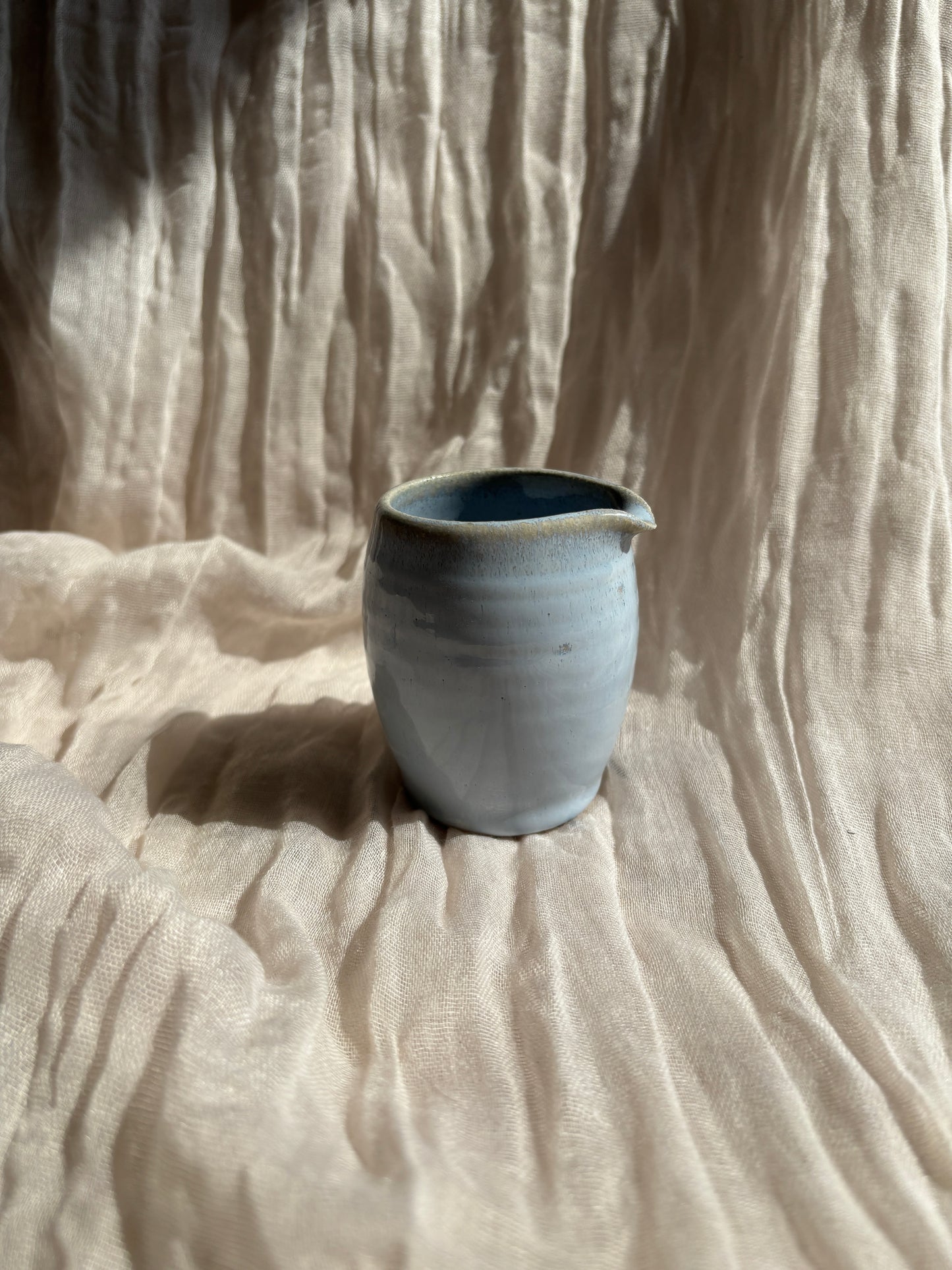 Sky Blue Milk Jug