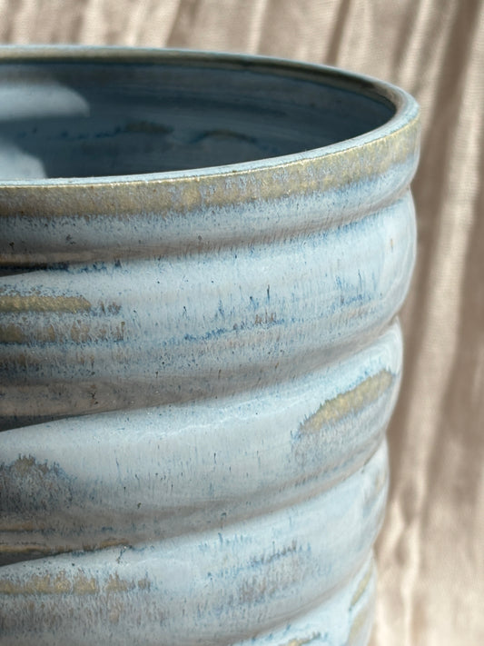 Sky Blue Bubble Planter