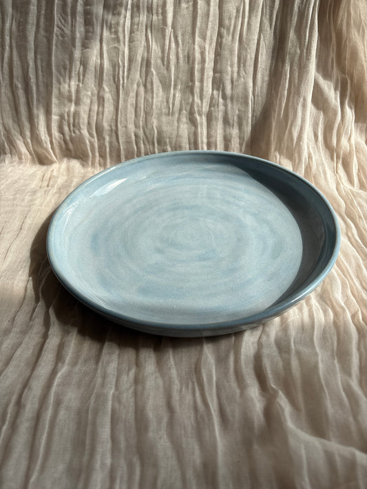 Sky Blue Coupe Dinner Plate
