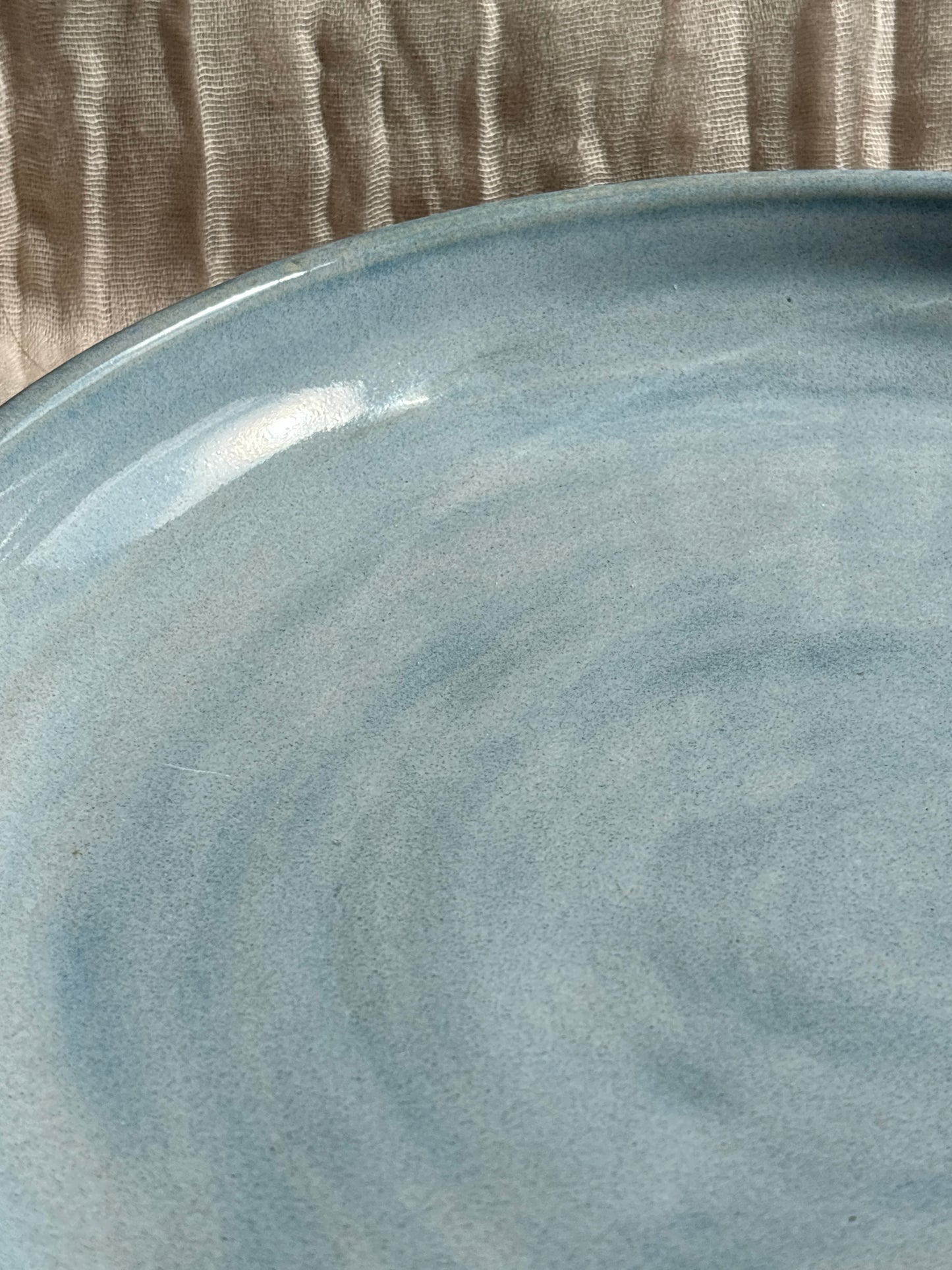 Sky Blue Coupe Dinner Plate