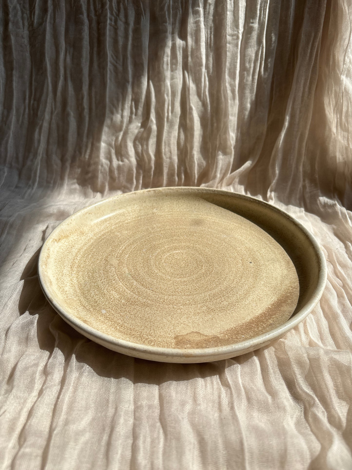 Cream Dinner Plate
