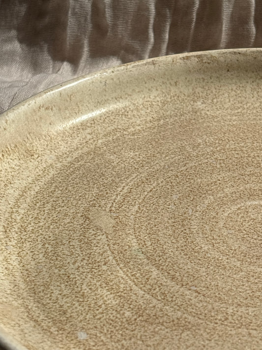 Cream Dinner Plate