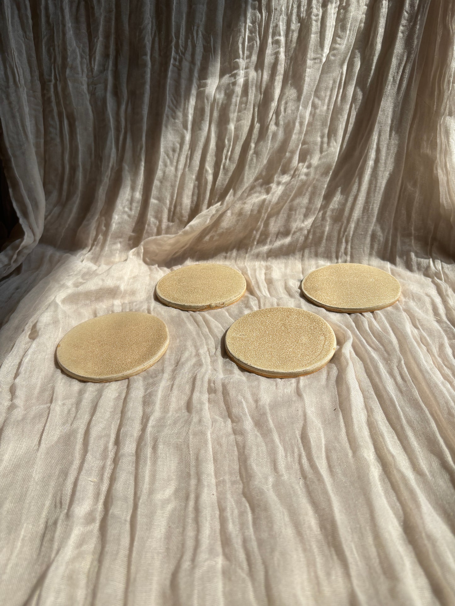 Cream Coaster Sets