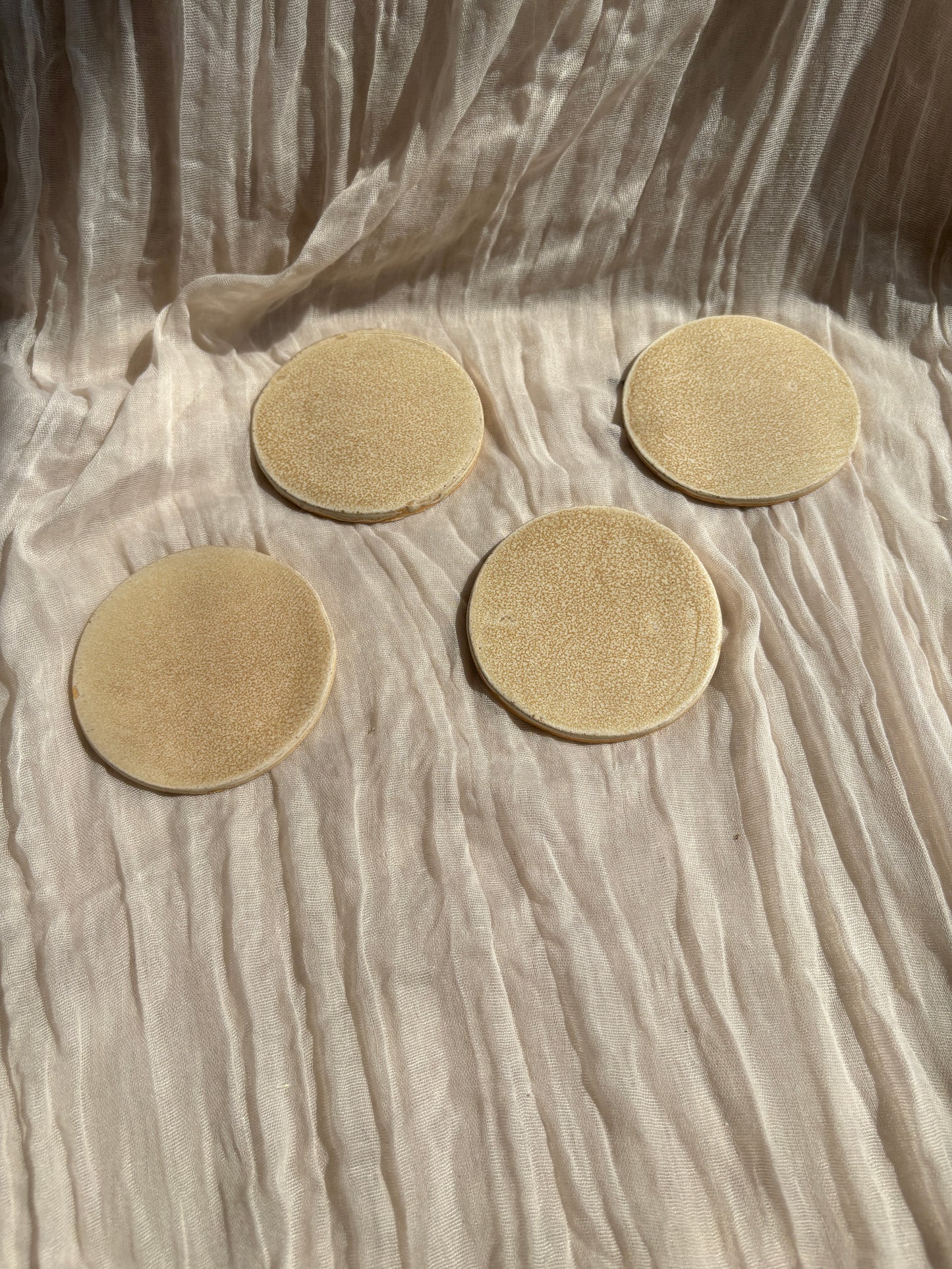 Cream Coaster Sets