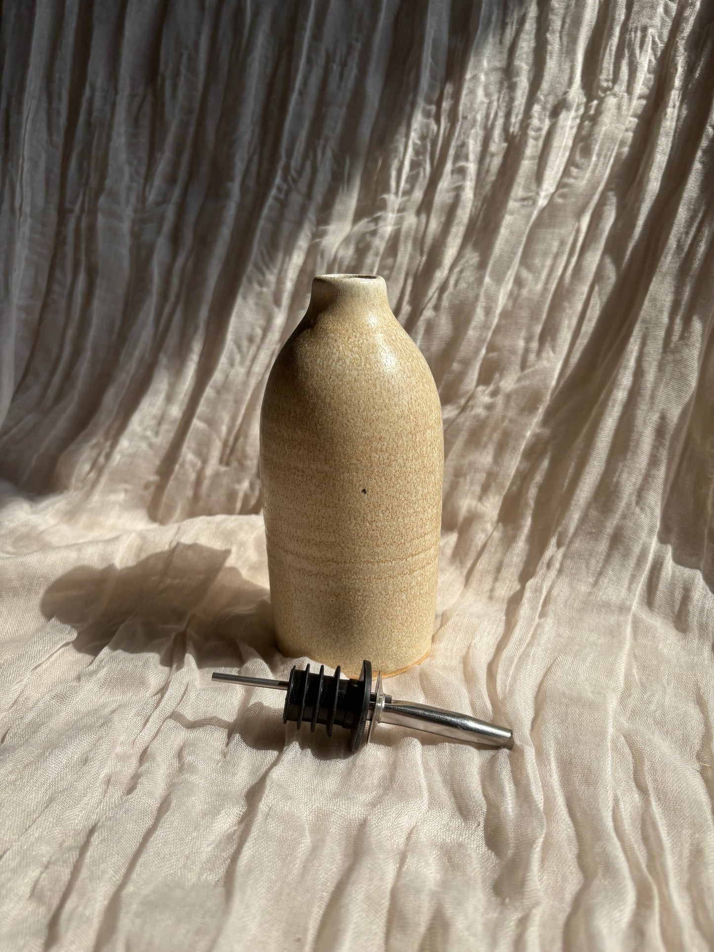 Cream Oil Bottle