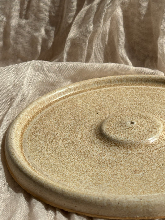 Cream Incense Stick Holder