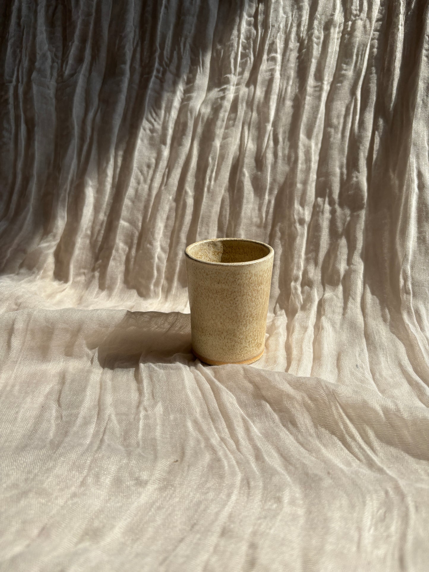 Cream Double Espresso Cup
