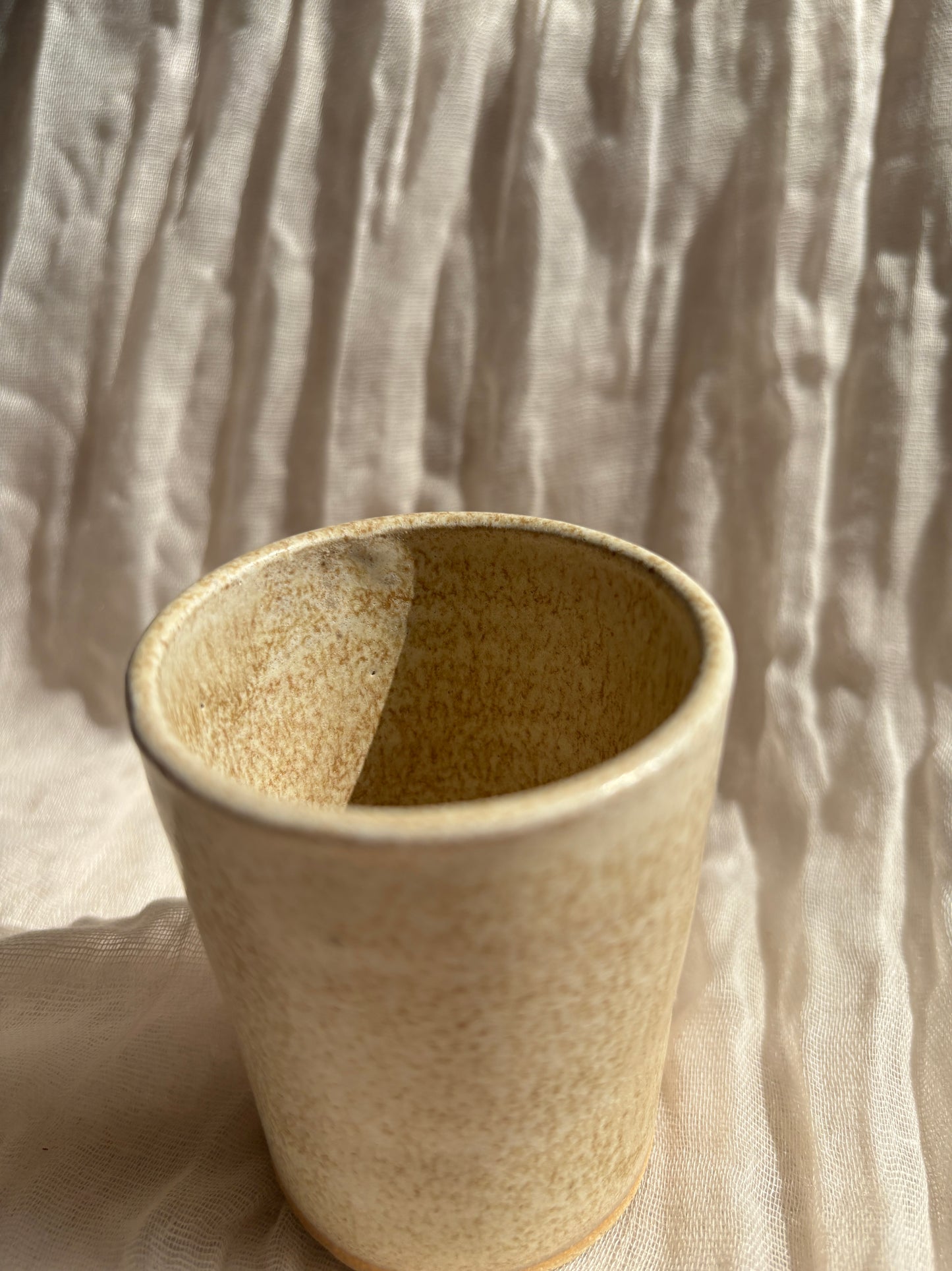 Cream Double Espresso Cup