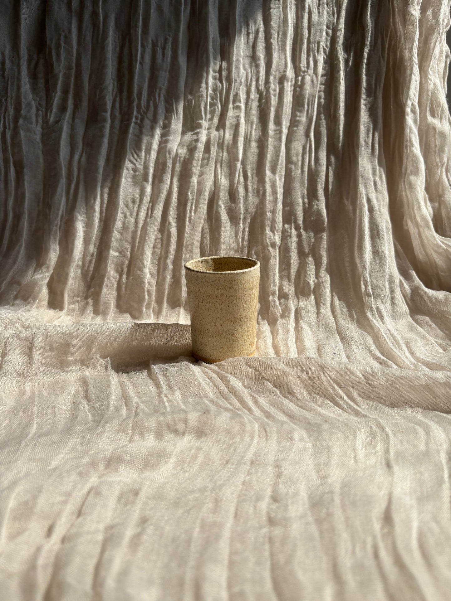 Cream Double Espresso Cup