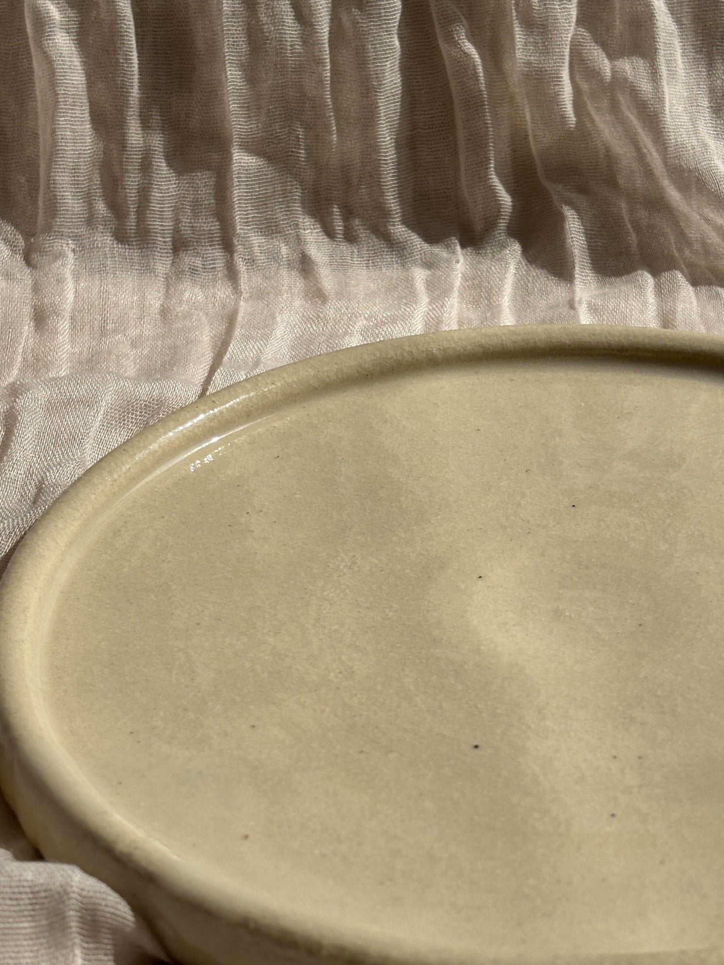 White Ceramic Plate