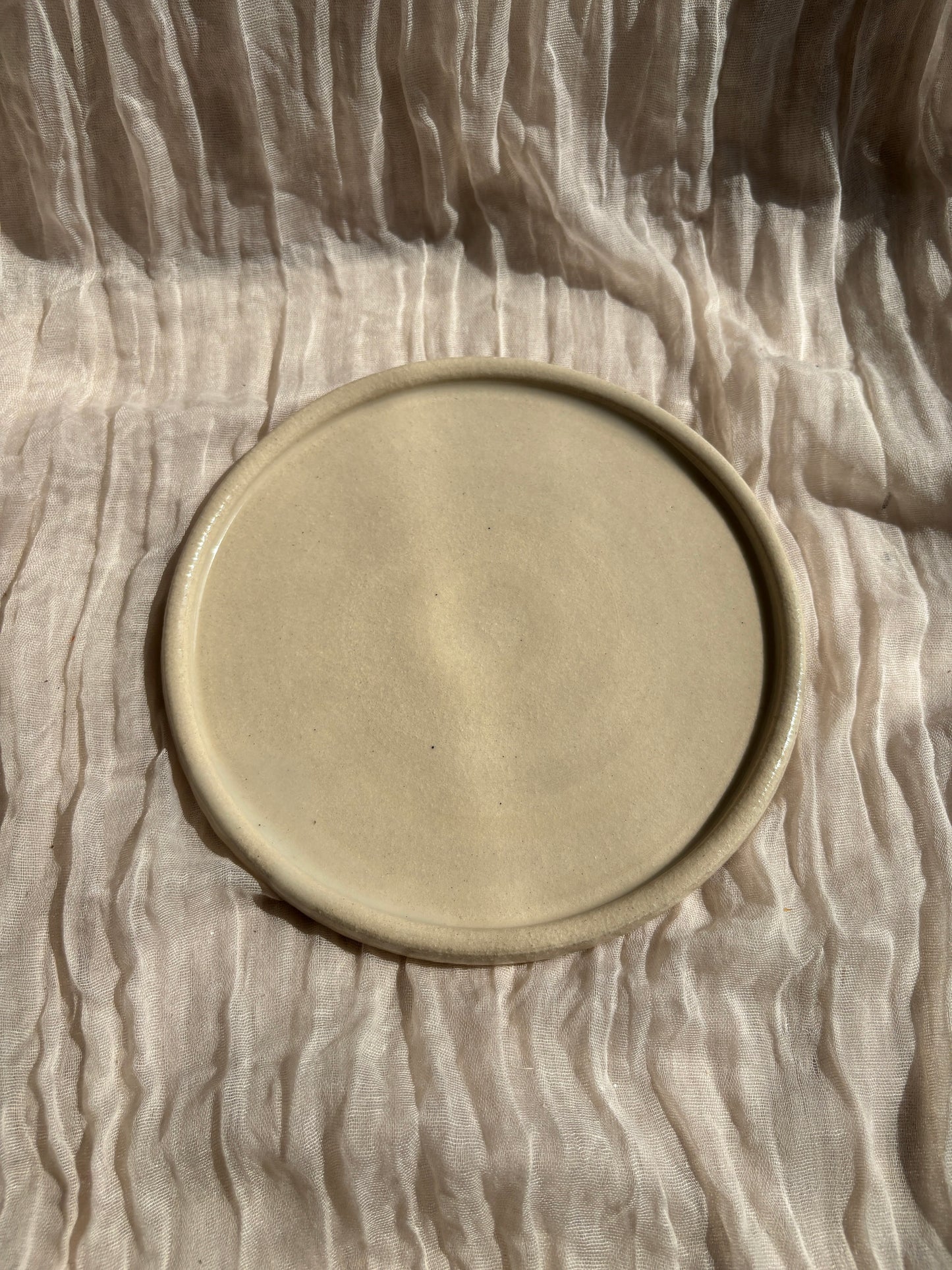 White Ceramic Plate
