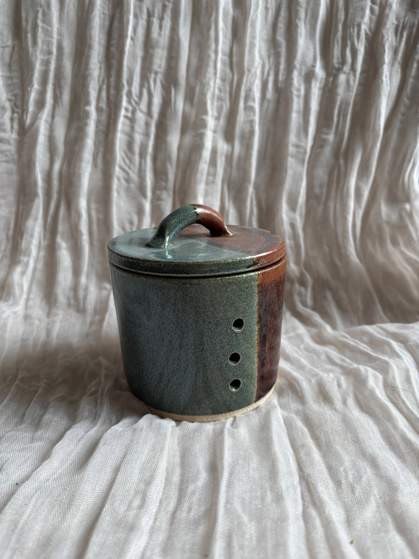 Earth Garlic Pot
